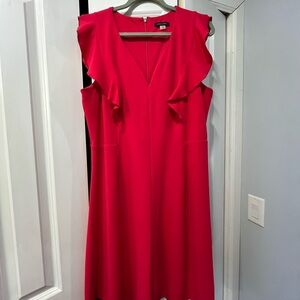 Tommy Hilfiger Vibrant Red Mini Dress